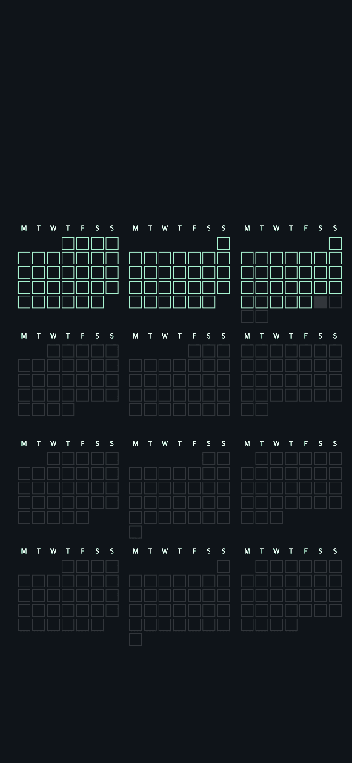 LifeDots habit tracker wallpaper preview w8 for iPhone lock screen